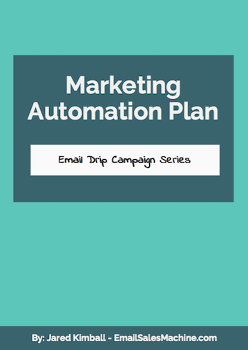 Cover of Marketing Automation Plan - Email Drip Campaign Series